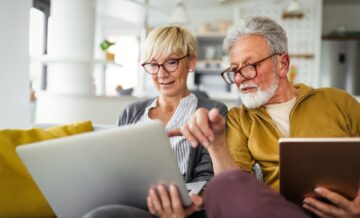 Older couple considering IVA